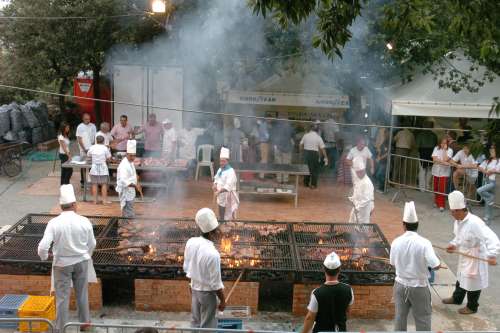 Cortona (AR) - Sagra della Bistecca - Agosto